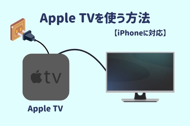 【iPhoneユーザー向け】Apple TVを使う方法